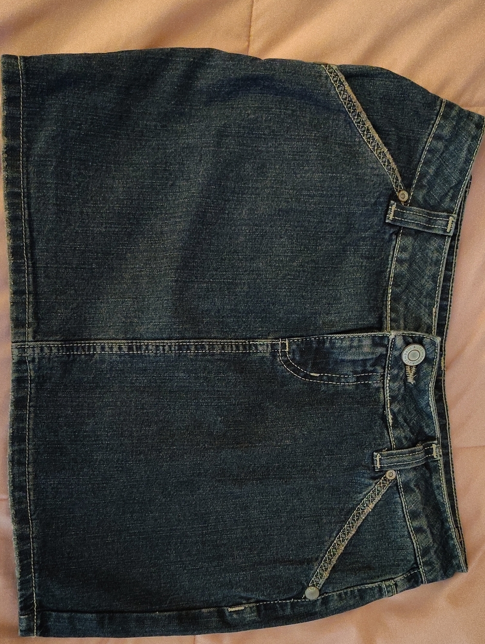 Paul & Joe Dark Blue Denim Mini Skirt